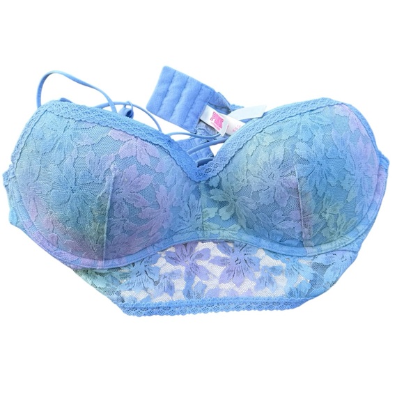Victoria's Secret Lavender Lace Bralette push up - Picture 1 of 3